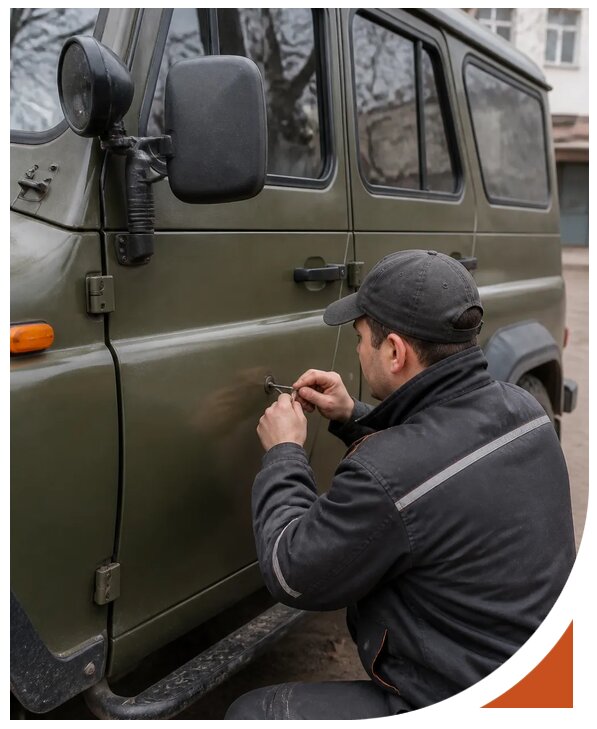 Профессиональное вскрытие автомобиля УАЗ без повреждений в Чапаевске